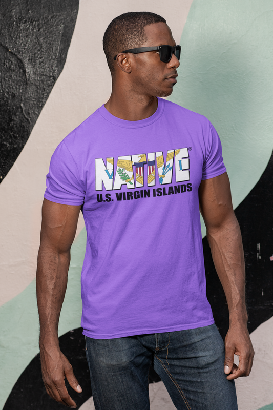 USVI Native garment-dyed heavyweight t-shirt