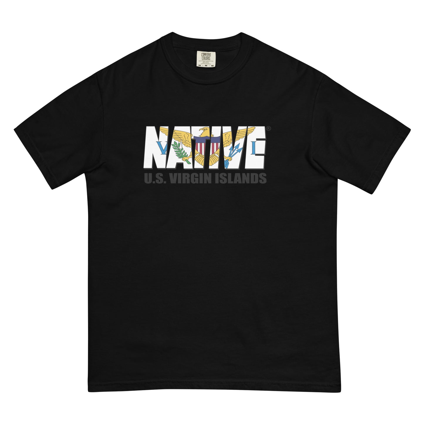 USVI Native garment-dyed heavyweight t-shirt