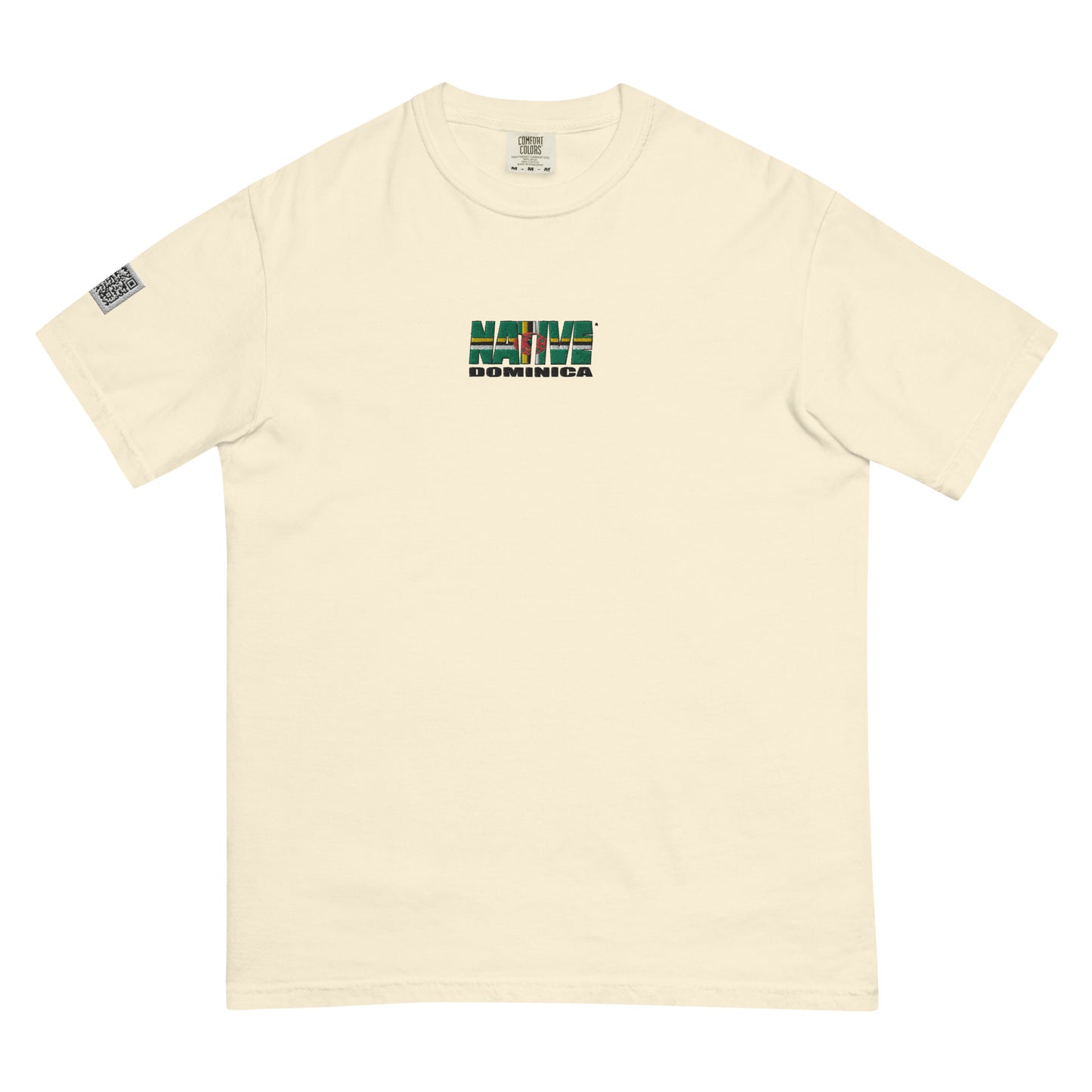 Dominica Native Embroidered heavyweight t-shirt