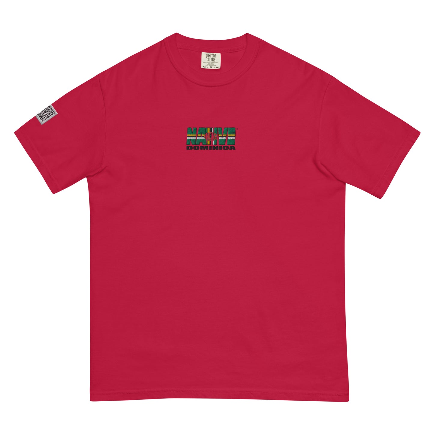 Dominica Native Embroidered heavyweight t-shirt