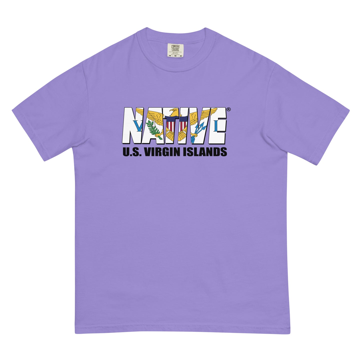 USVI Native garment-dyed heavyweight t-shirt