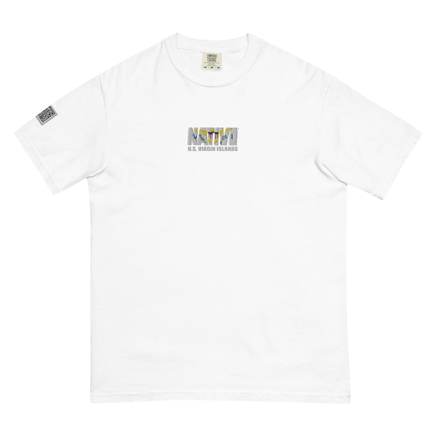 USVI Native Embroidered heavyweight t-shirt