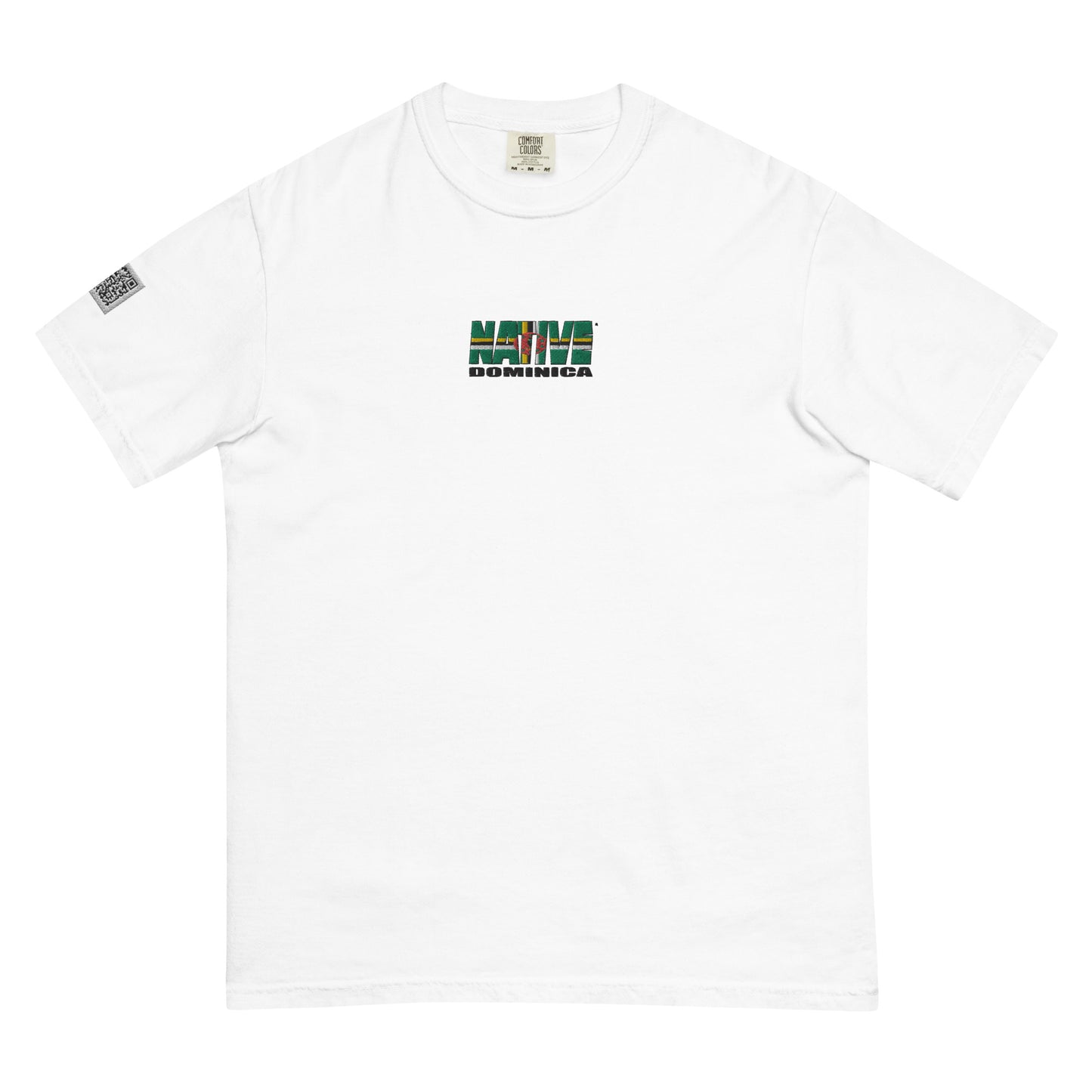 Dominica Native Embroidered heavyweight t-shirt