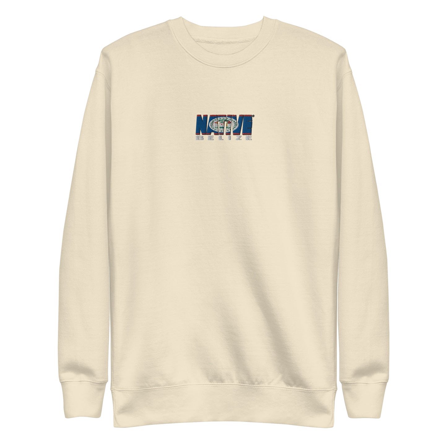 Belize Native Premium Embroidered Sweatshirt