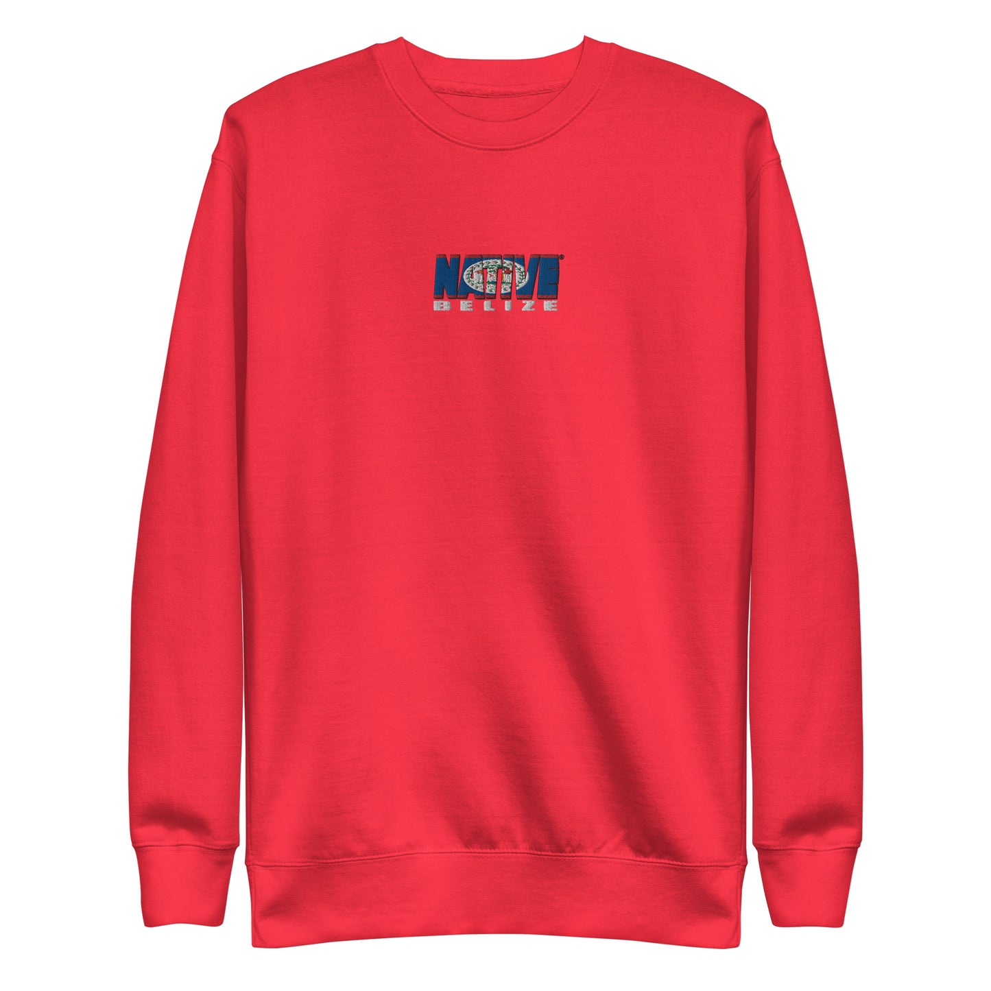 Belize Native Premium Embroidered Sweatshirt