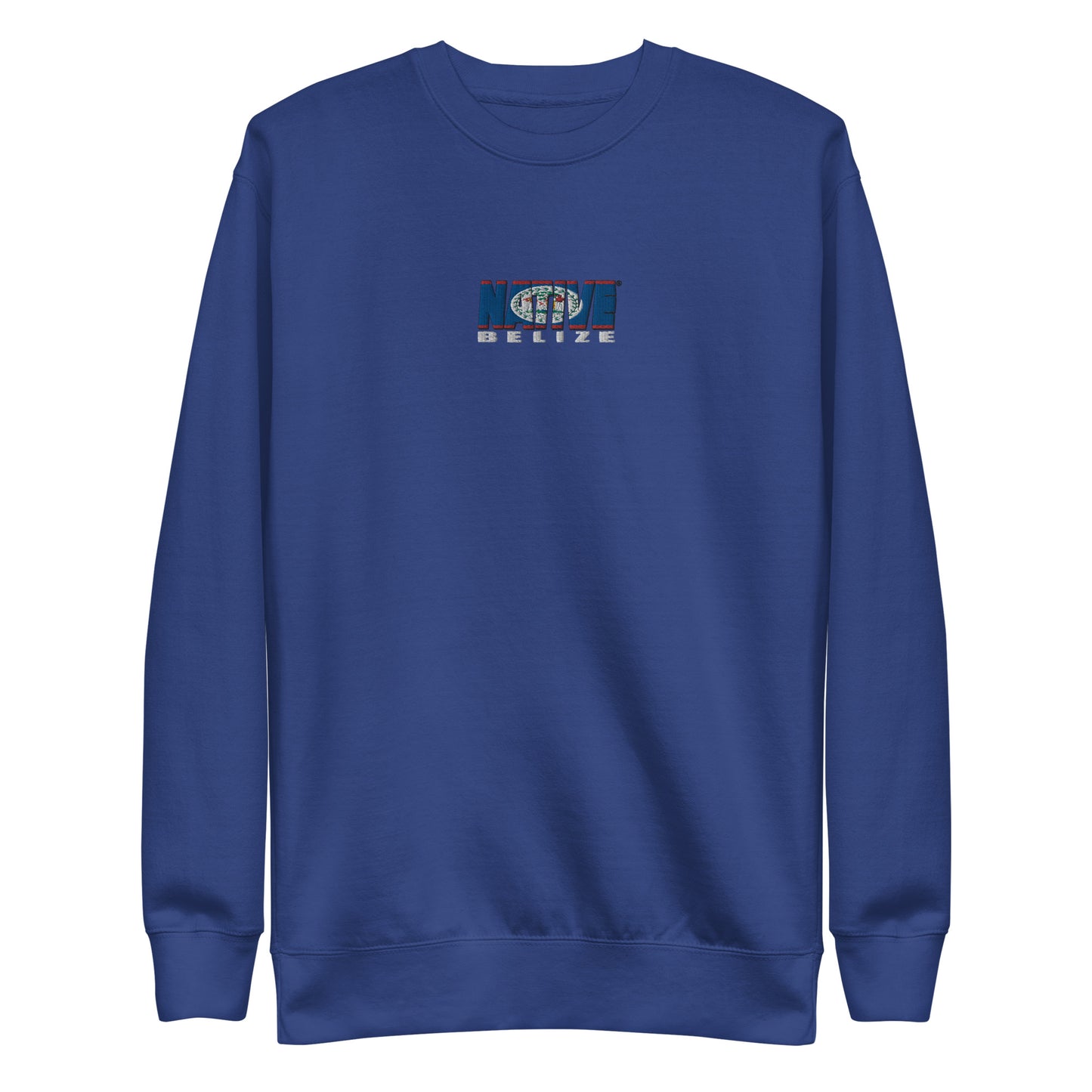 Belize Native Premium Embroidered Sweatshirt